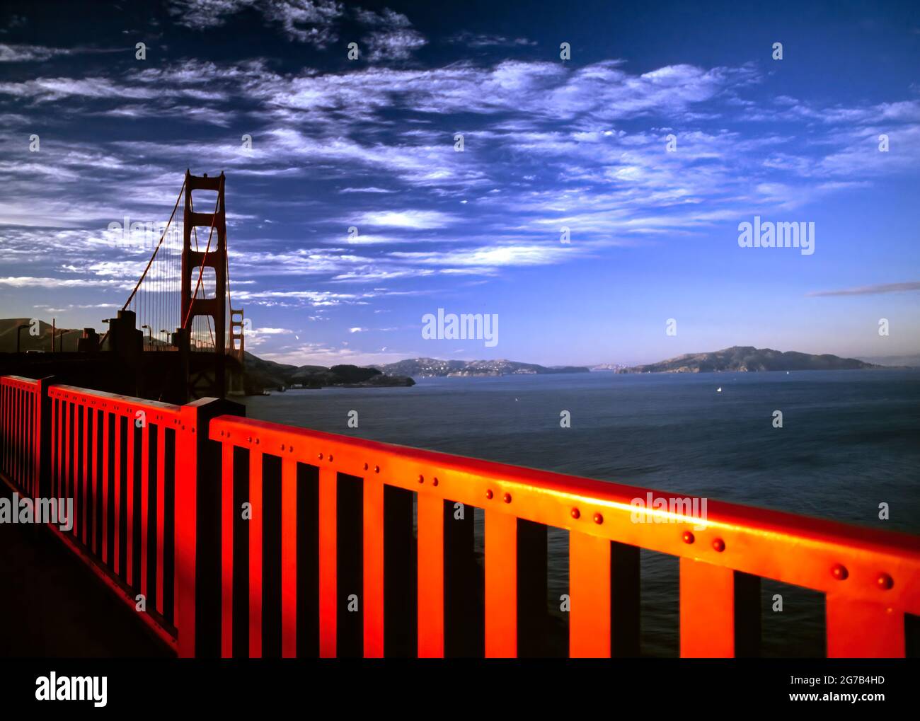 Die Golden Gate Bridge, San Francisco, Kalifornien, USA, Stockfoto