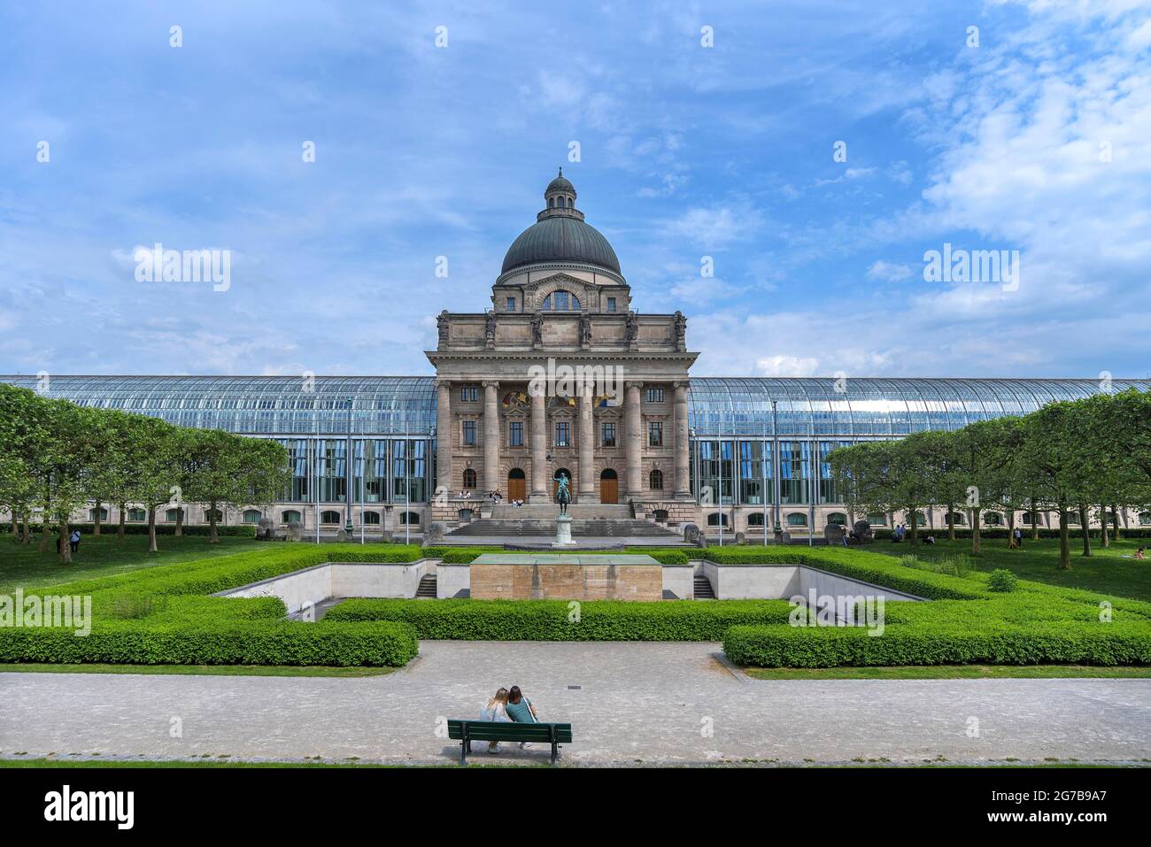 Bayerische Staatskanzlei, München, Bayern, Deutschland Stockfoto