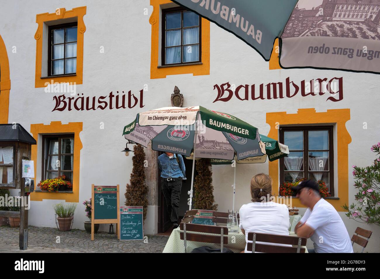 Braeustuebl, Kloster Baumburg, Altenmarkt, Oberbayern, Bayern, Deutschland Stockfoto