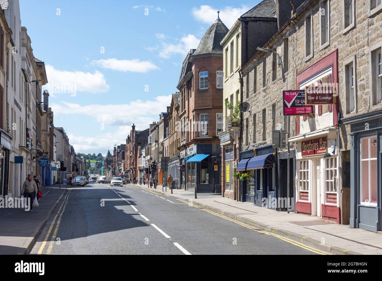 South Street, Perth, Perth und Kinross, Schottland, Großbritannien Stockfoto