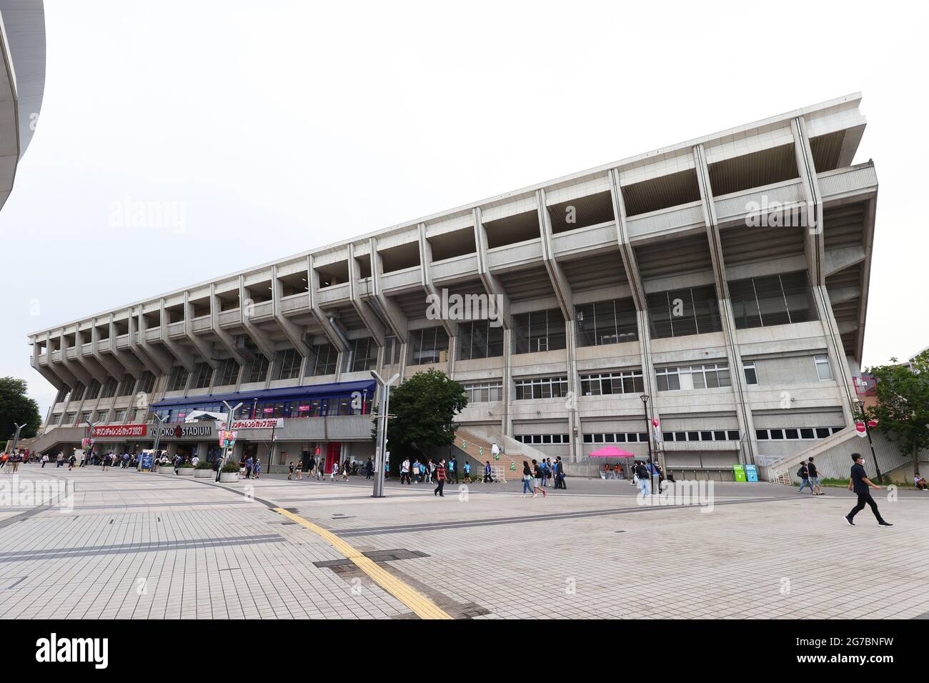 Yodoko Sakura Stadium, Osaka, Japan. Juli 2021. Gesamtansicht, 12. JULI 2021 - Fußball/Fußball : KIRIN Challenge Cup 2021 Spiel zwischen U-24 Japan 3-1 U-24 Honduras im Yodoko Sakura Stadium, Osaka, Japan. Quelle: Naoki Morita/AFLO SPORT/Alamy Live News Stockfoto