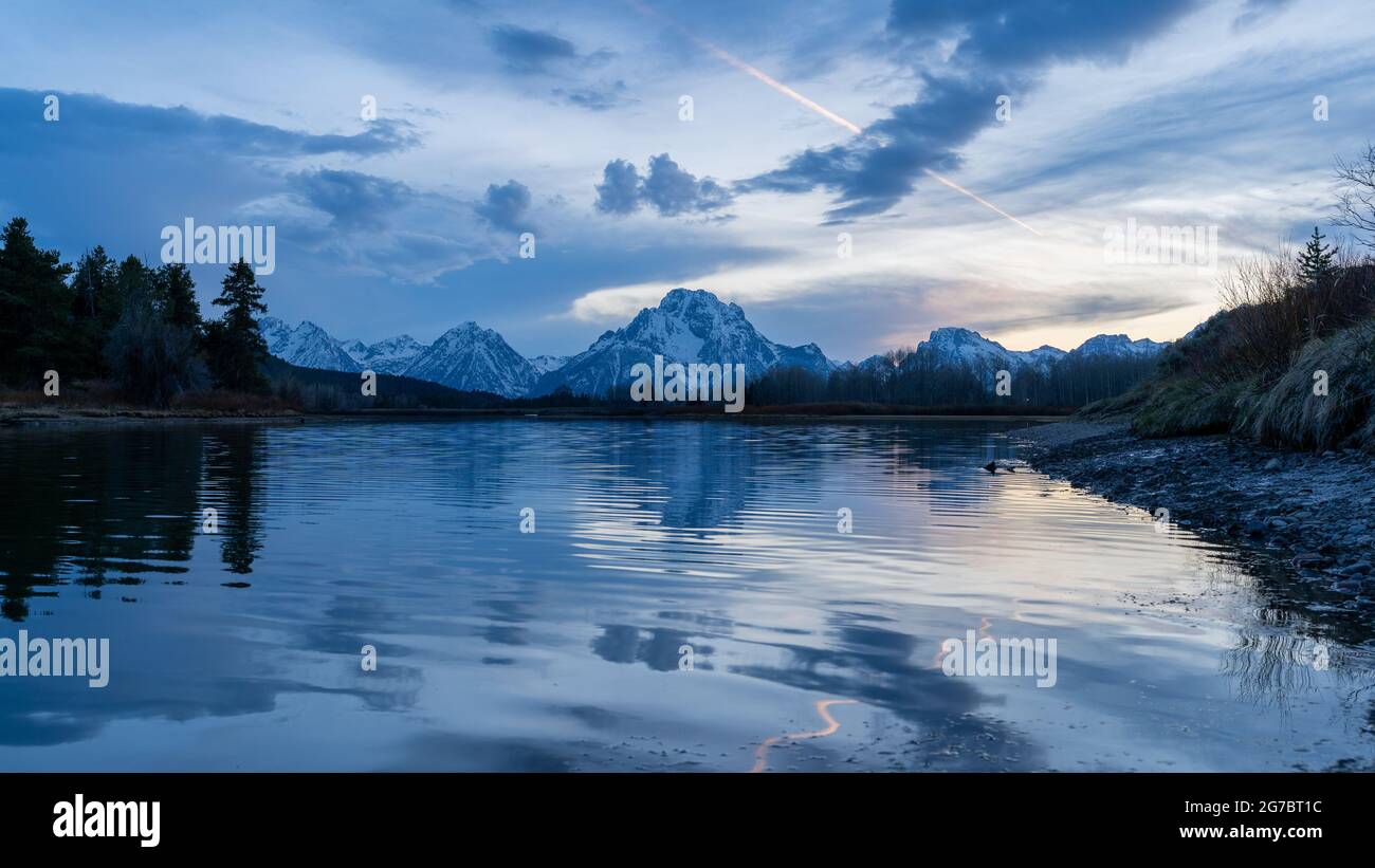 Grand Teton Bergkette Stockfoto