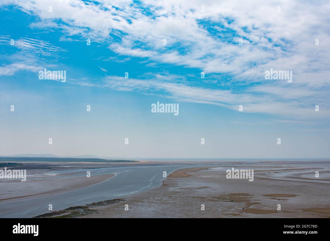 Mündung in Llansteffan Carmarthenshire Stockfoto Mündung in Llansteffan Carmarthenshire Stockfoto