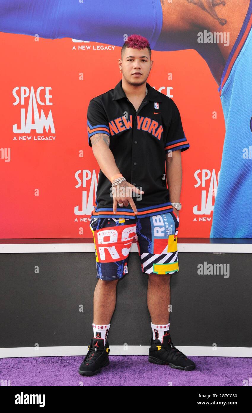 Los Angeles, Kalifornien. Juli 2021. Boza bei der Ankunft für SPACE JAM: A NEW LEGACY Premiere, Regal LA Live, Los Angeles, CA 12. Juli 2021. Kredit: Elizabeth Goodenough/Everett Collection/Alamy Live Nachrichten Stockfoto