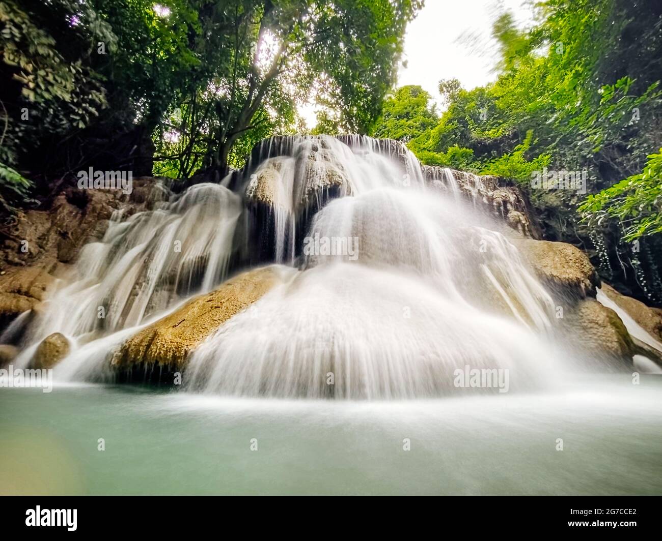 Khuean Srinagarindra National Park, Huay Mae Khamin Wasserfälle, in ...