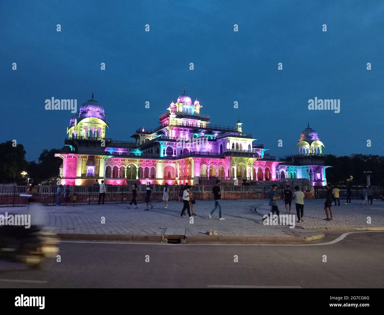 Albert Hall Museum befindet sich in Jaipur, Rajasthan, Indien Stockfoto