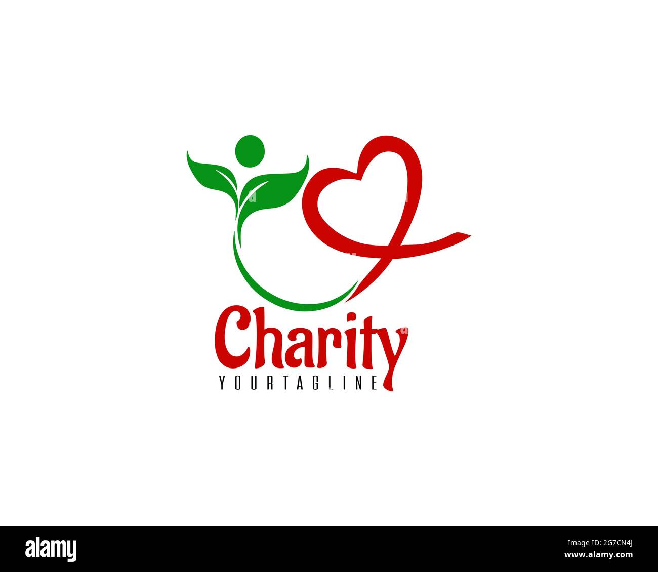 Das Charity-Hilfe-Logo kann als Zeichen, Symbol oder Symbol, als Vektor mit mehreren Ebenen und einfach zu bearbeiten und Größe und Farbe anzupassen, kompatibel mit fast illus verwendet werden Stock Vektor