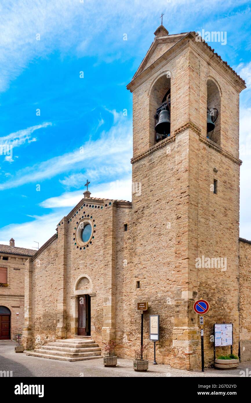 Pfarrkirche von San Nicola di Bari, Atri, Italien Stockfoto