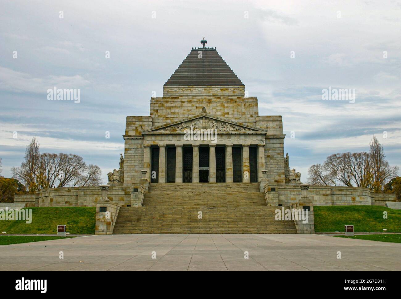 Der Schrein der Erinnerung in Melbourne Stockfoto