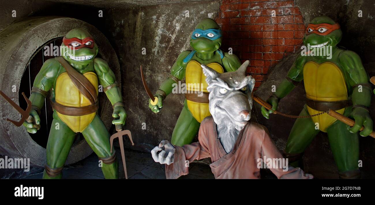 Teenage Mutant Ninja Turtles Stockfoto