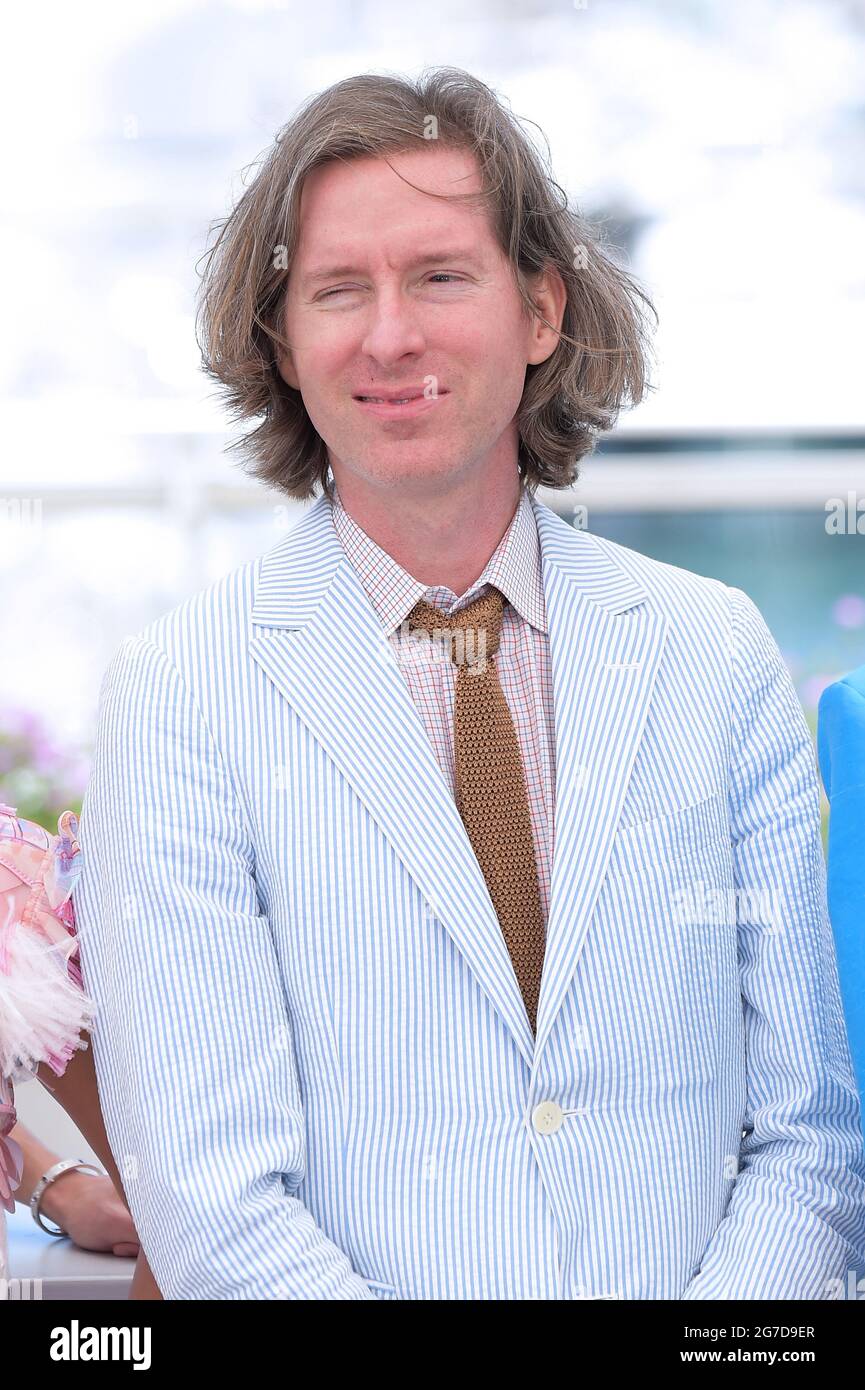 Cannes, Frankreich. Juli 2021. 74. Filmfestspiele von Cannes 2021, Fotocall Film : ‘der französische Versand' - im Bild: Wes Anderson Kredit: Unabhängige Fotoagentur/Alamy Live News Stockfoto