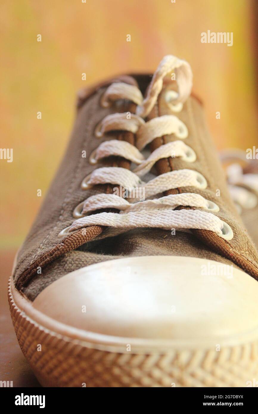 Bild: Baumwollschuhe Stockfoto