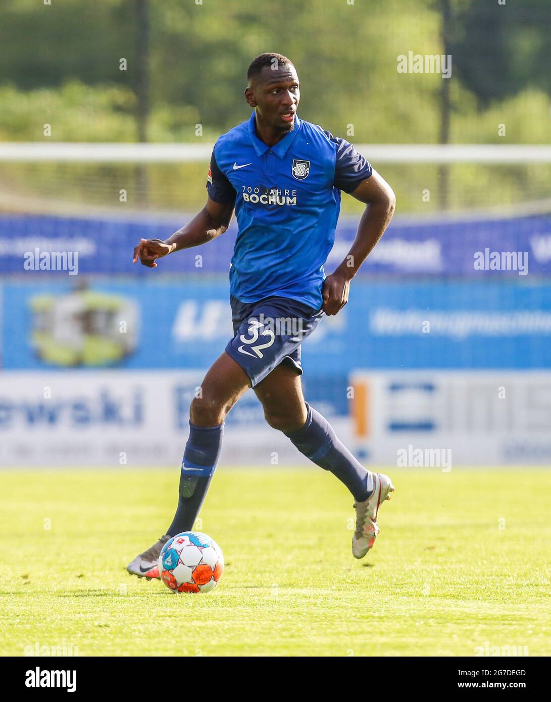 Velbert, Deutschland, 07/07/2021, Testspiel, SSVg Velbert gegen VfL Bochum,  Tarsis Bonga (Bochum) (Foto: Jürgen Schwarz Stockfotografie - Alamy