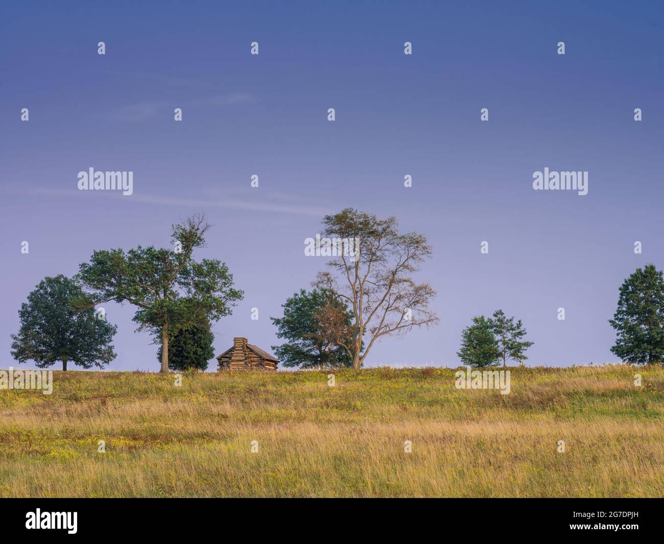 Solitary Cabin, Valley Forge National Park, Pennsylvania USA Stockfoto