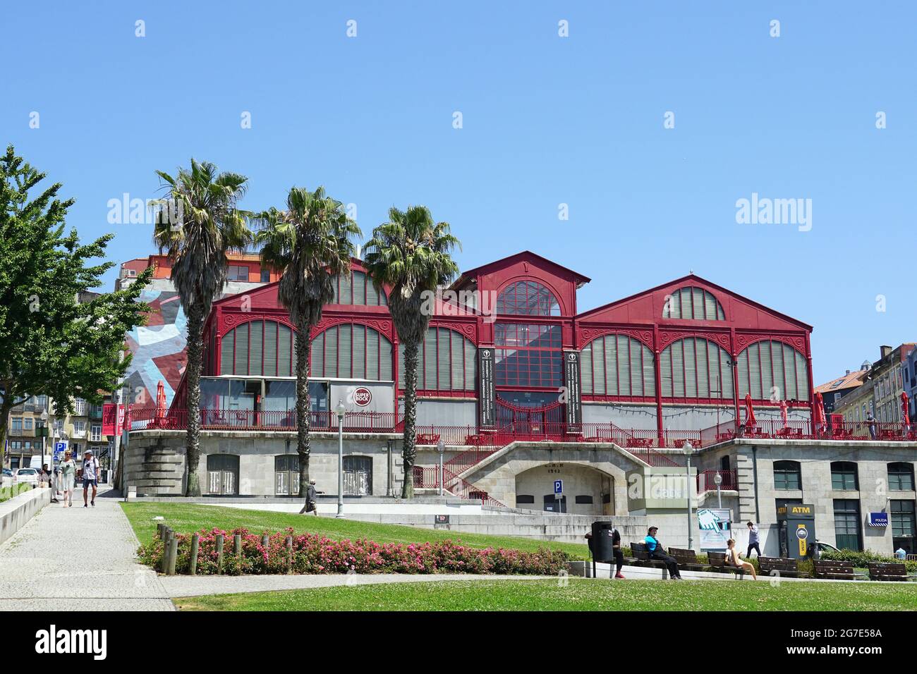 Markt Ferreira Borges, Mercado Ferreira Borges, Porto, Portugal, Europa Stockfoto