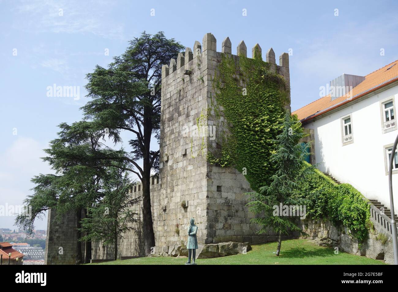 Fernandine Mauern, Mauern von Dom Fernando, Muralhas Fernandinas, Porto, Portugal, Europa Stockfoto