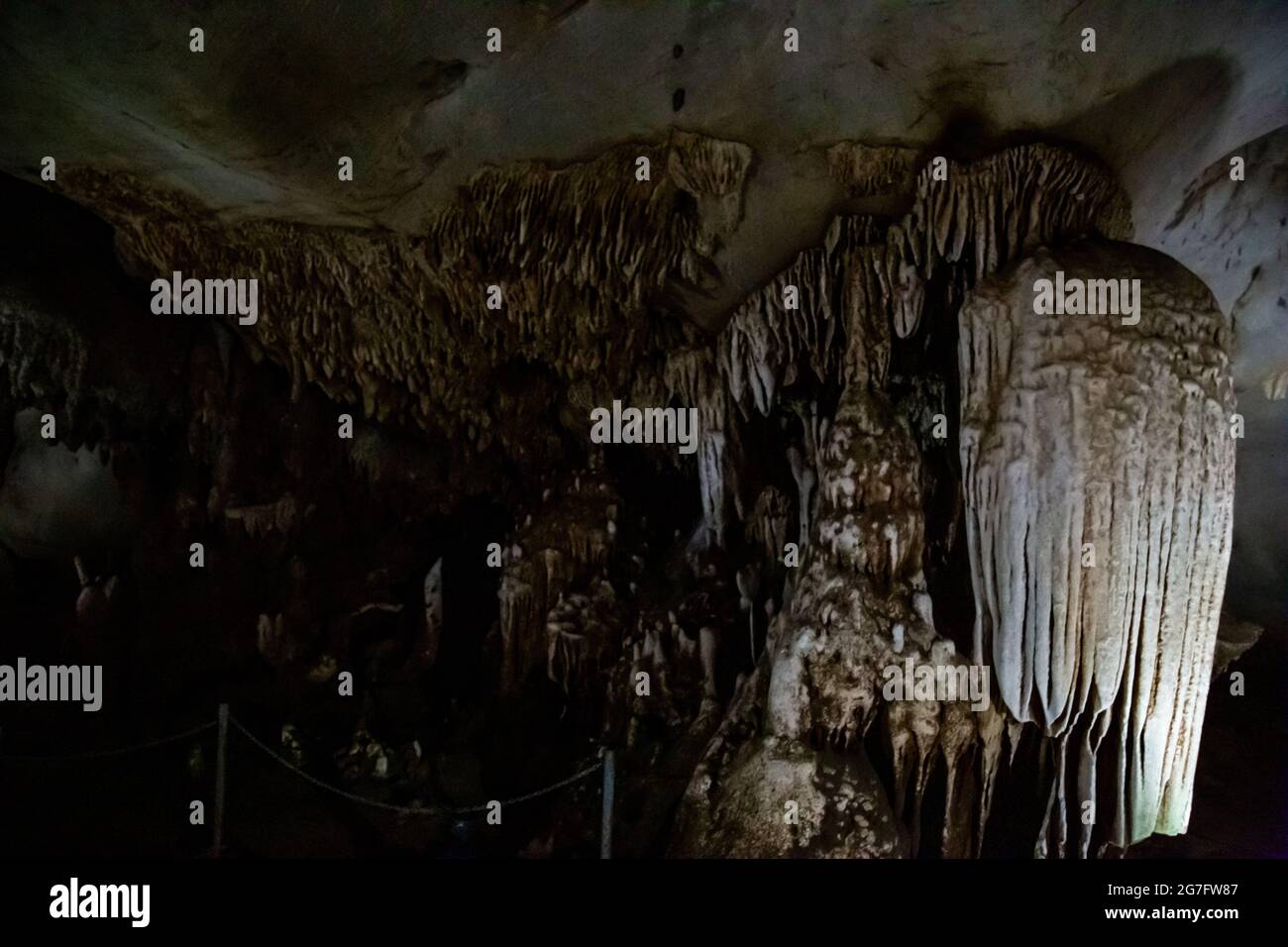 Lawa Höhle in Kanchanaburi, Thailand Stockfoto