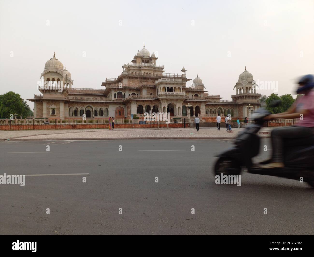 Albert Hall Museum befindet sich in Jaipur, Rajasthan, Indien Stockfoto