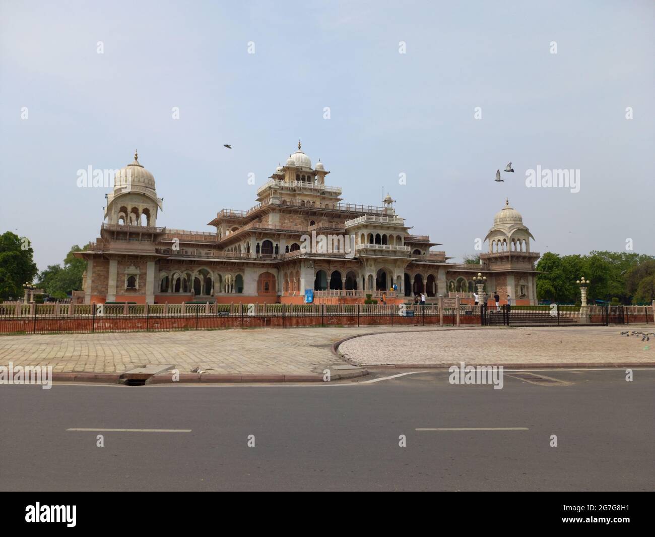 Albert Hall Museum befindet sich in Jaipur, Rajasthan, Indien Stockfoto
