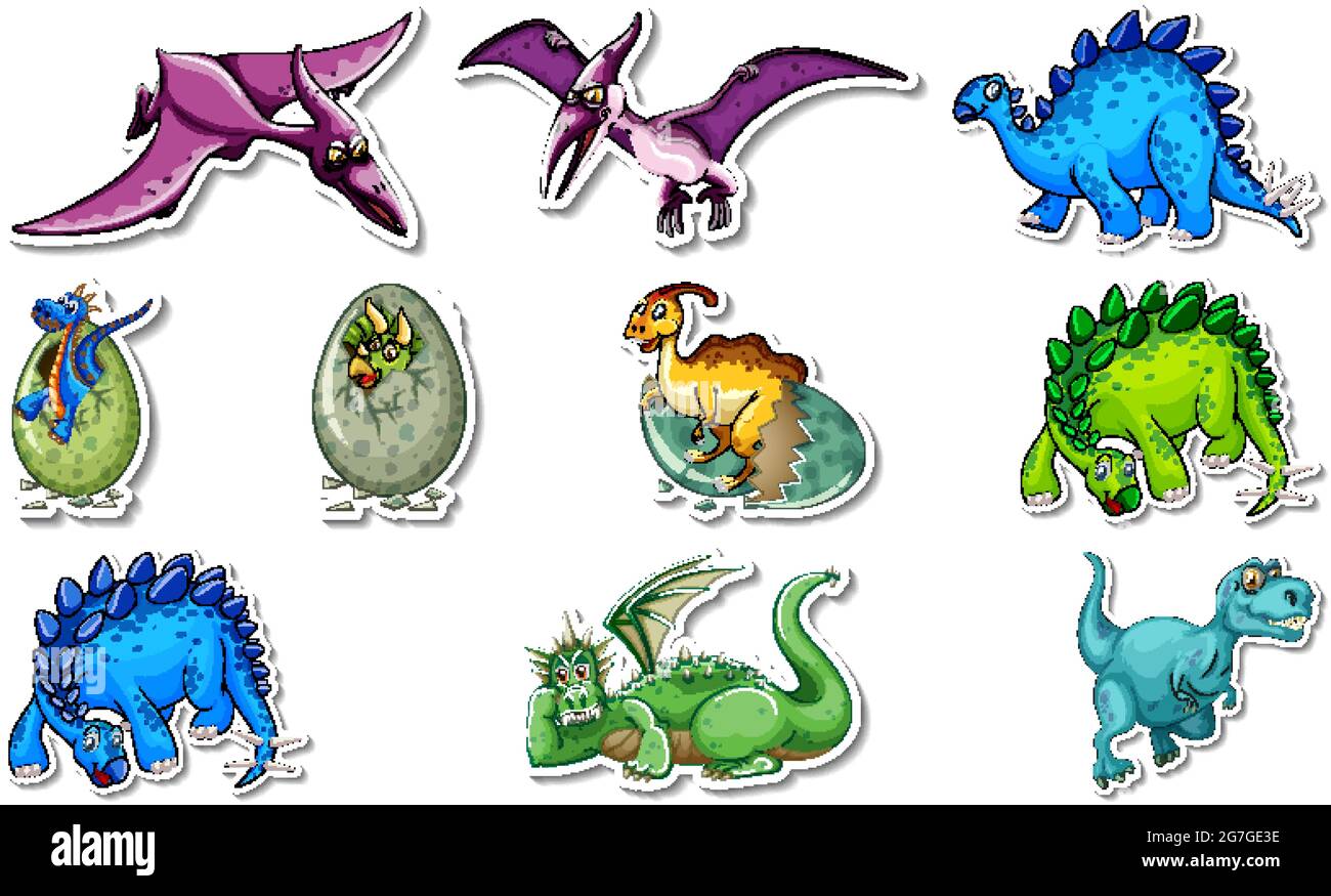 24 Bögen Dinosaurier-Aufkleber – Tolle Motive Für Kinderpartys & Basteleien