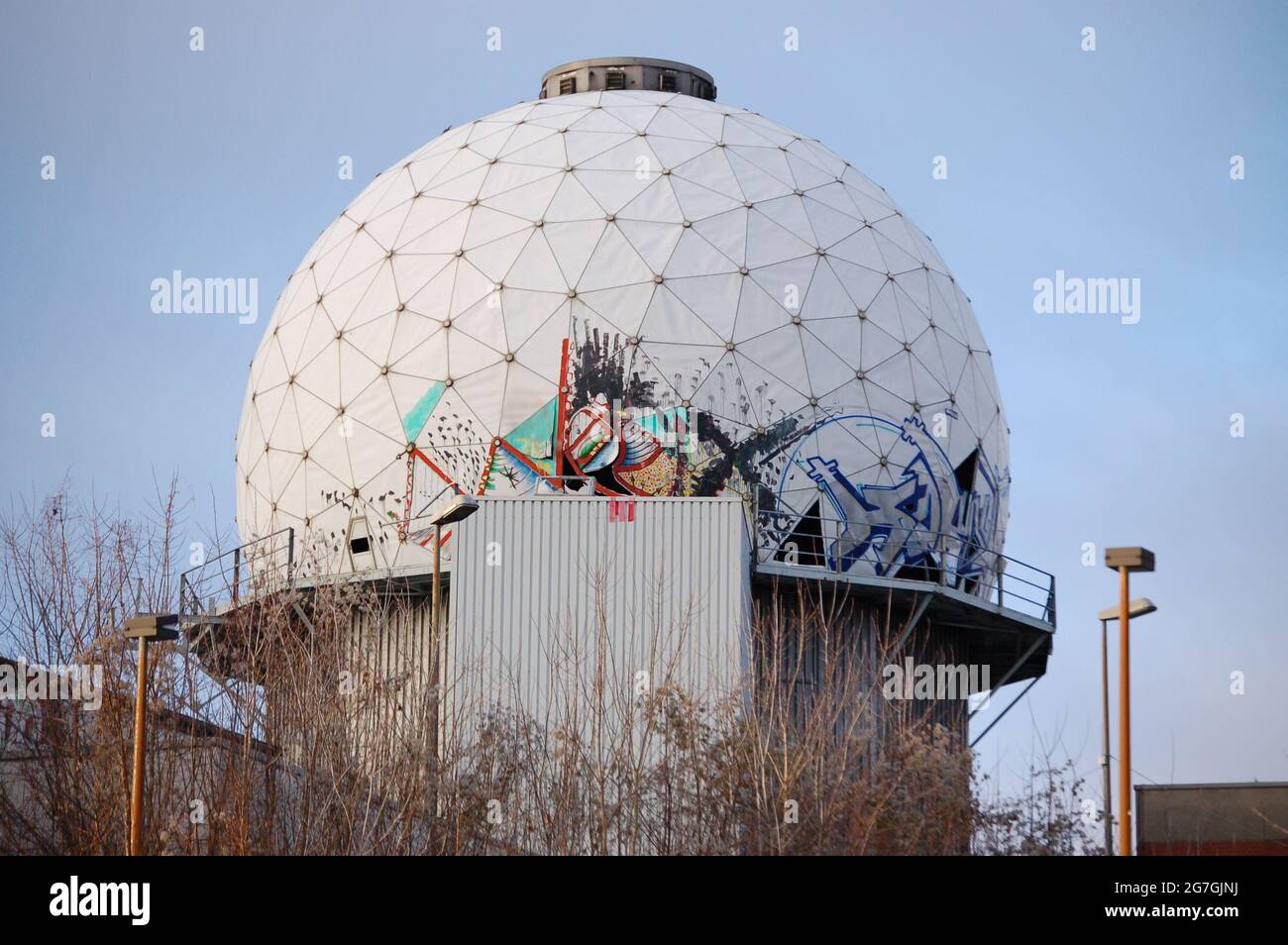 Radarstation Teufelsberg, Berlin, Wilmersdorf, Deutschland Stockfoto