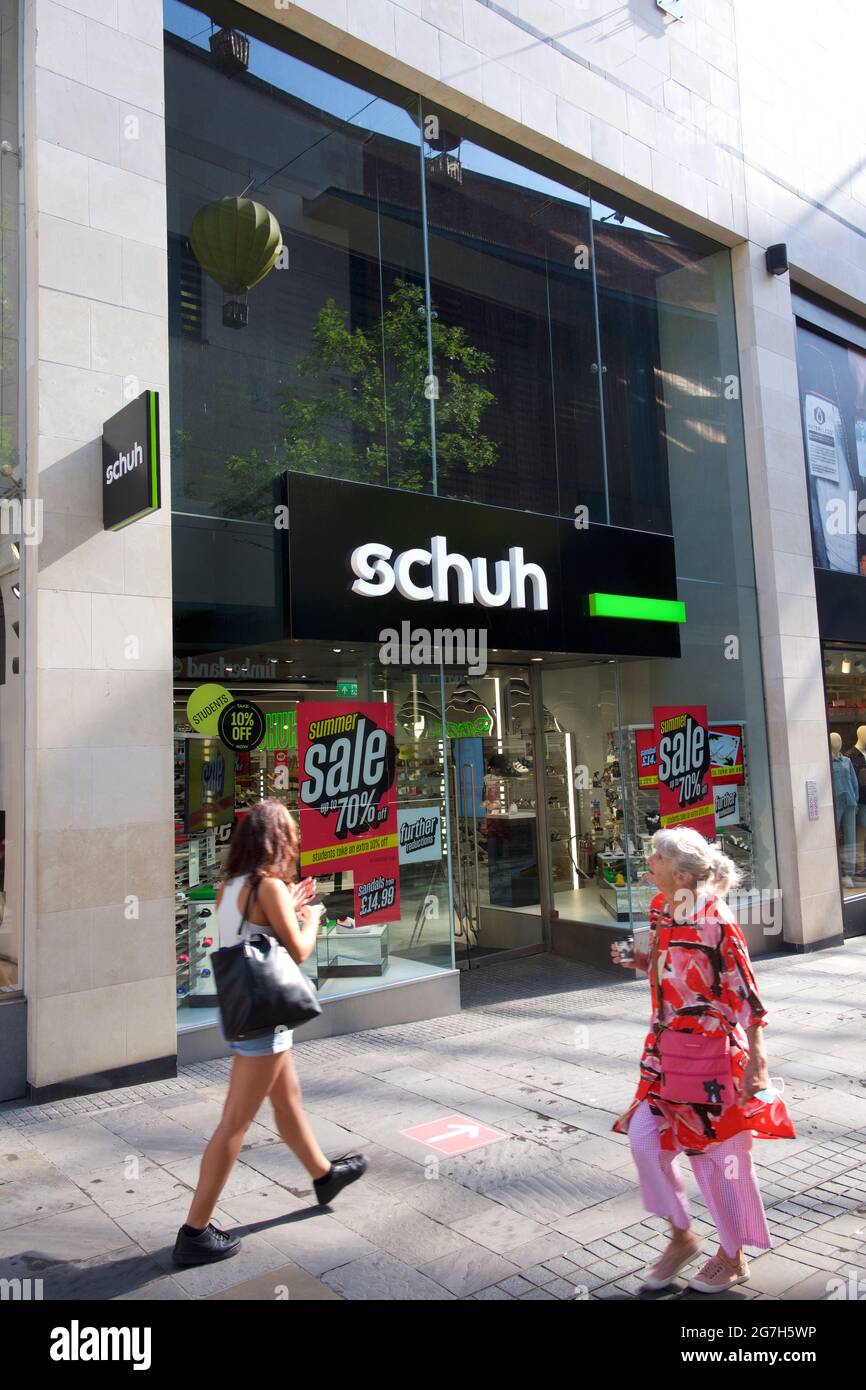 Schuh Store Stockfoto