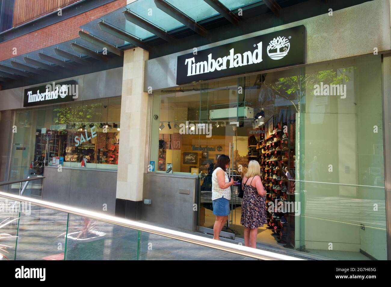 Timberland Store Stockfoto