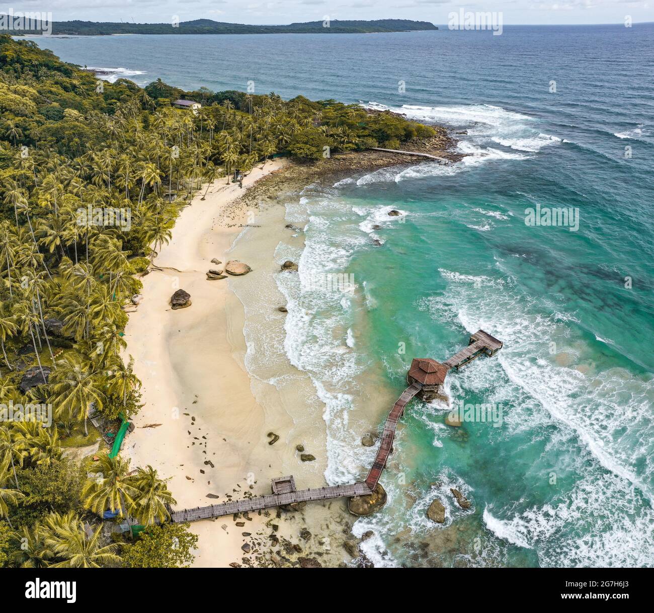 Haad Noi, Ao Noi Beach in Koh Kood, trat, Thailand, Südostasien Stockfoto