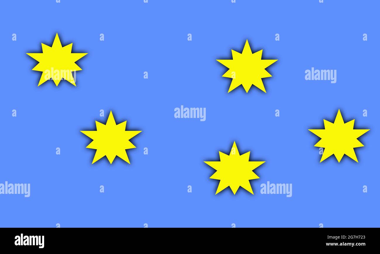 Sterne Hintergrund Symbole blaues Zeichen Bild Stockfoto