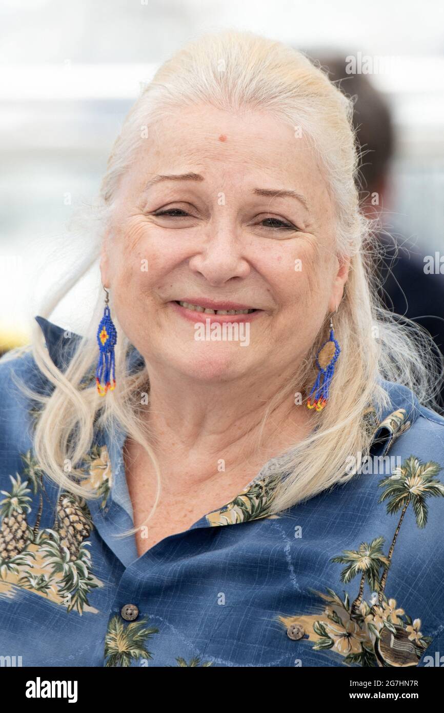Josiane Balasko nimmt am 14. Juli 2021 an der Tralala Fotocall während des 74. Jährlichen Filmfestivals in Cannes Teil. Foto von David Niviere/ABACAPRESS.COM Stockfoto