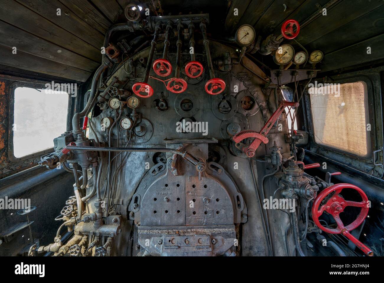 Alte Dampflokomotive Jaworzyna Slaska Depot Niederschlesien Polen Stockfoto