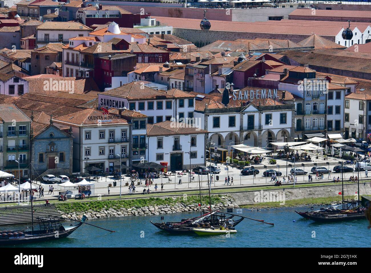 Alte Häuser, Vila Nova de Gaia, Porto, Portugal, Europa Stockfoto