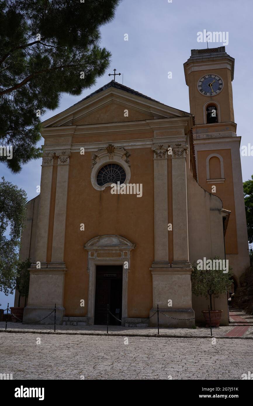 Eze Frankreich 17 Juni 2021 Die Kirche Notre Dame De L Assomption Stockfotografie Alamy