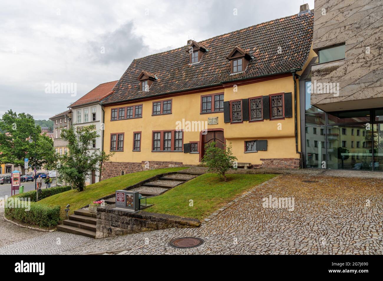 Eisenach, Thüringen, Deutschland, 06-24-2021 das Bachhaus Eisenach ist ein Museum auf dem Eisenacher Frauenplan, das dem Komponisten Johann deb gewidmet ist Stockfoto