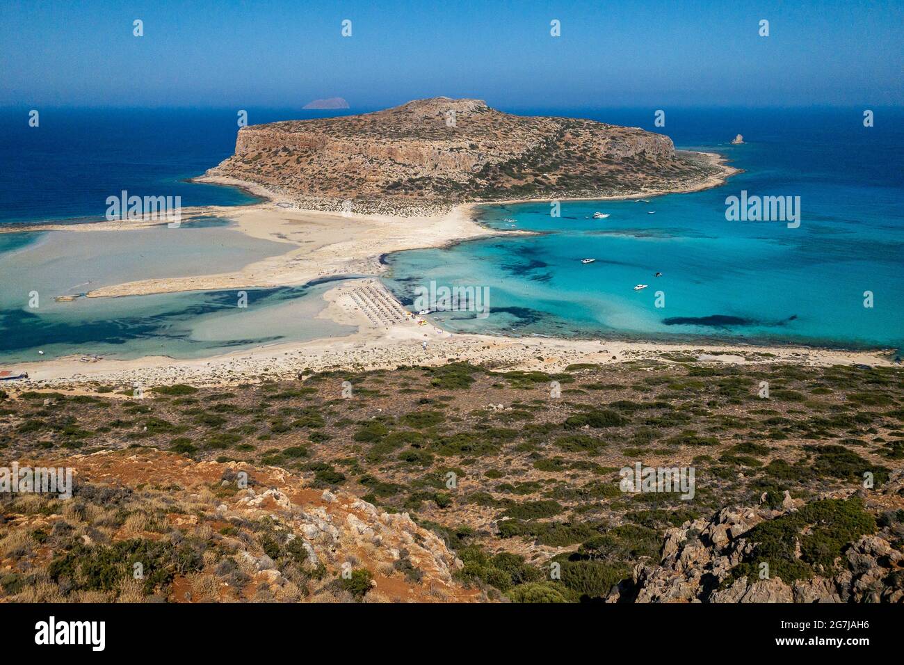 Balos Beach auf der griechischen Insel Kreta Stockfoto