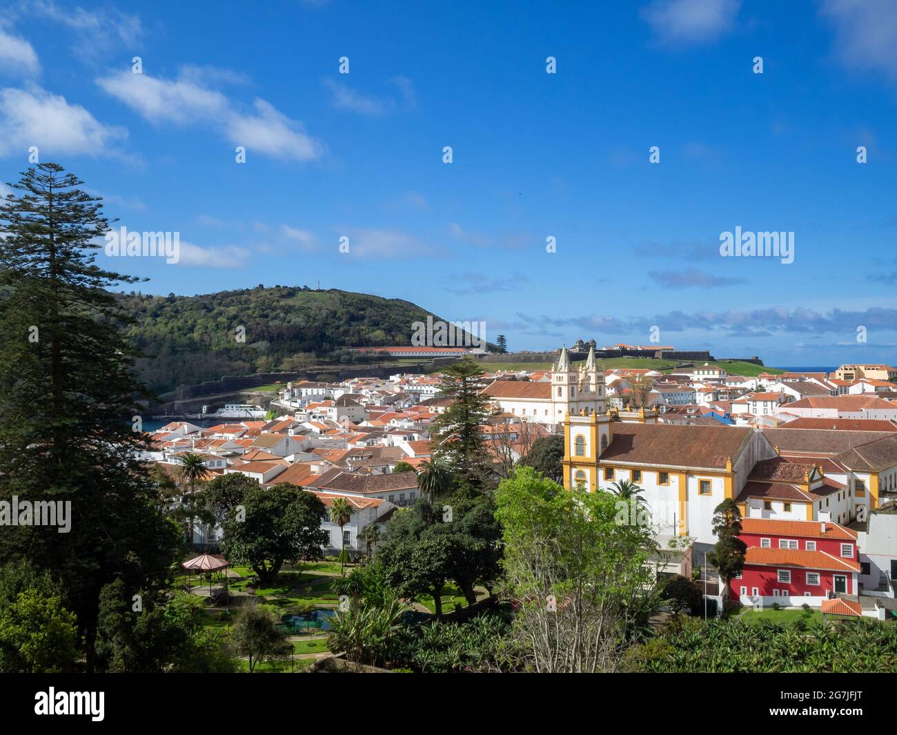 Angra do Heroismo, Terceira Island Stockfoto