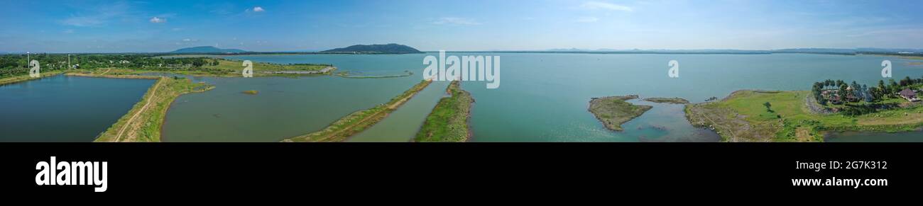 PA Sak Jolasid Talsperre in Lopburi in Thailand Stockfoto