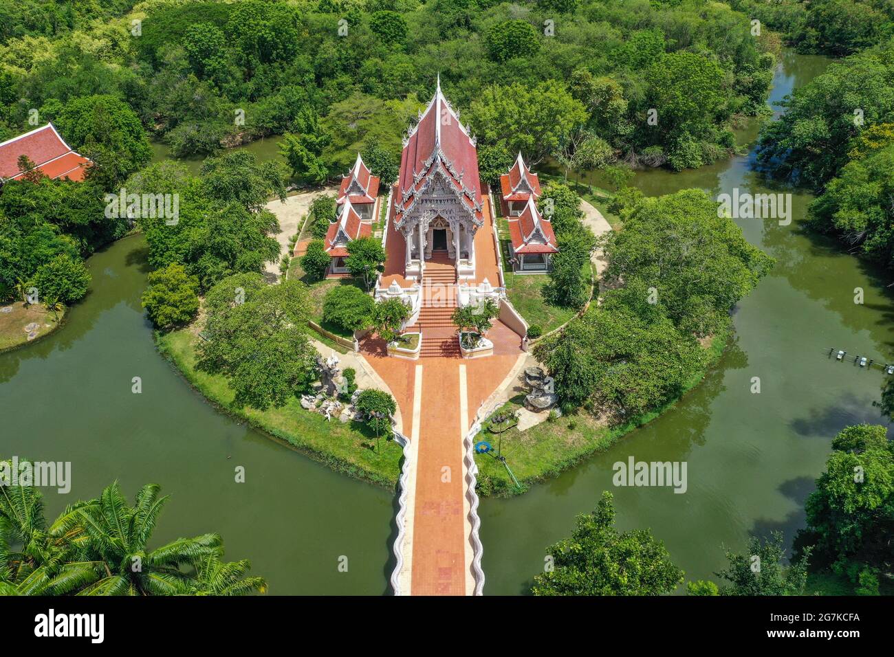 Wat Thap Pho Thong Tempel in Ratchaburi, Thailand Stockfoto