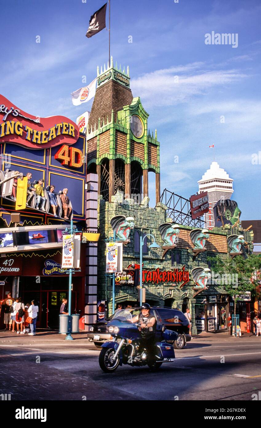 Clifton Hill Touristenattraktionen in Niagara Falls, Ontario, Kanada Stockfoto