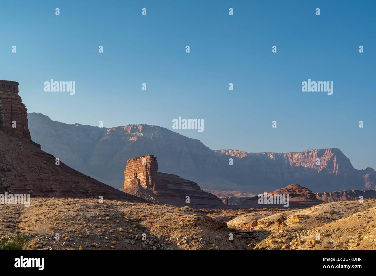 Ein Blick auf die Landschaft des Glen Canyon National Recreation Area, Arizona Stockfoto