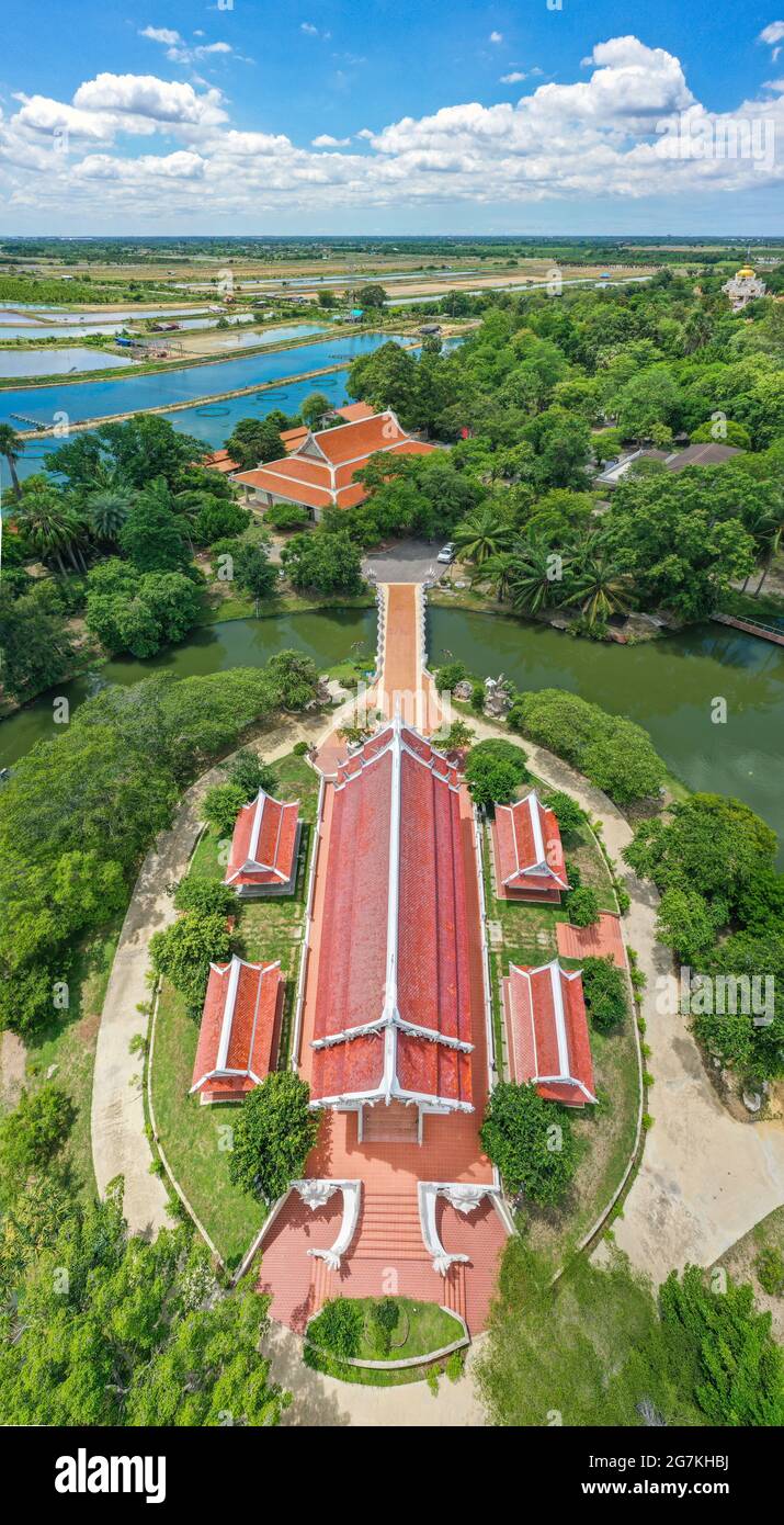 Wat Thap Pho Thong Tempel in Ratchaburi, Thailand Stockfoto