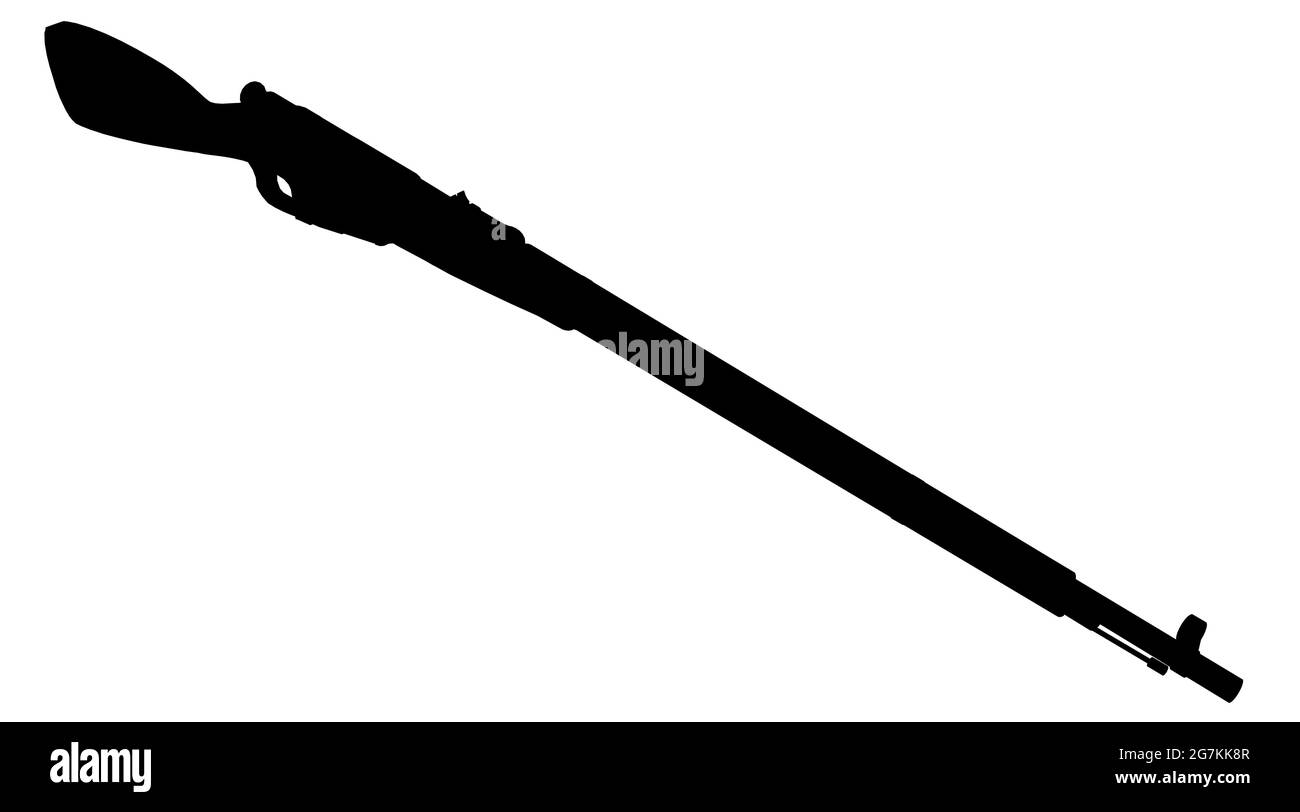 Silhouette Einer Antiken Waffe Auf Wei em Hintergrund Isoliert silhouette-einer-antiken-waffe-auf-wei-em-hintergrund-isoliert