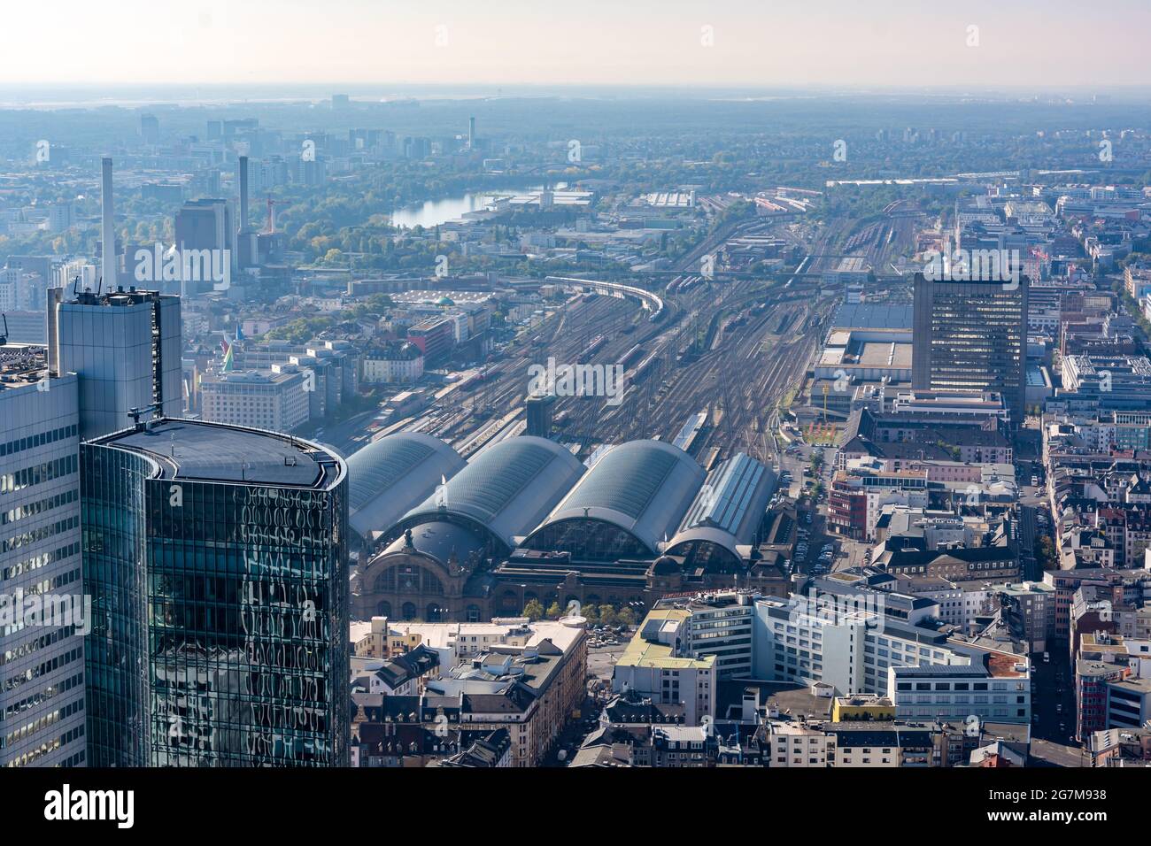 Hauptbahnhof in Frankfurt Deutschland Stockfoto