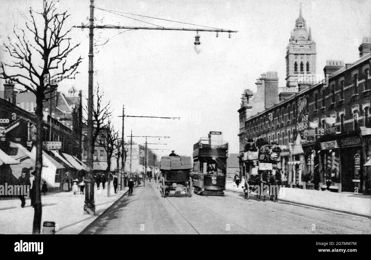 Barking Road East HAM 1906 Stockfoto