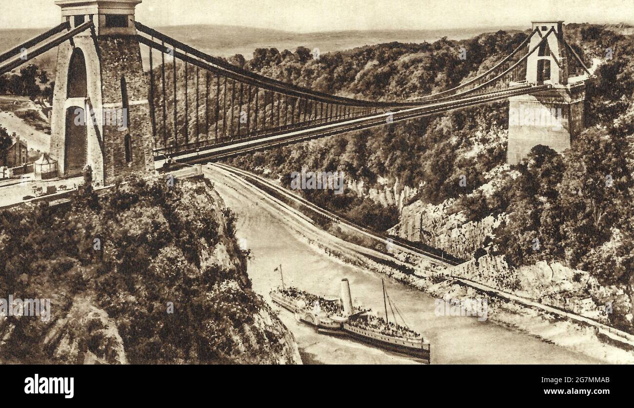 Clifton Hängebrücke Bristol Stockfoto