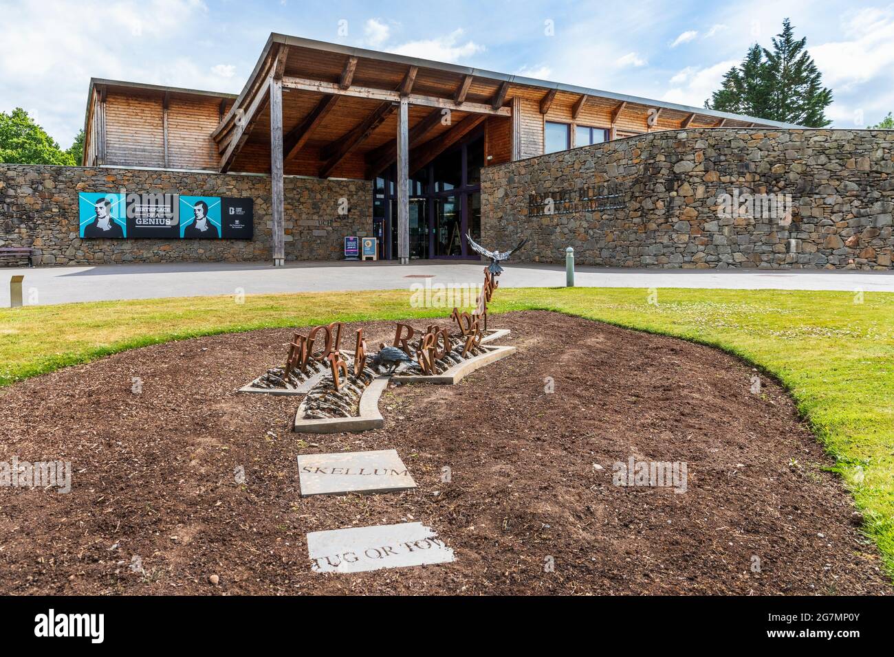 Robert Burns Geburtsmuseum, Alloway, Ayr, Ayrshire, Schottland, VEREINIGTES KÖNIGREICH Stockfoto