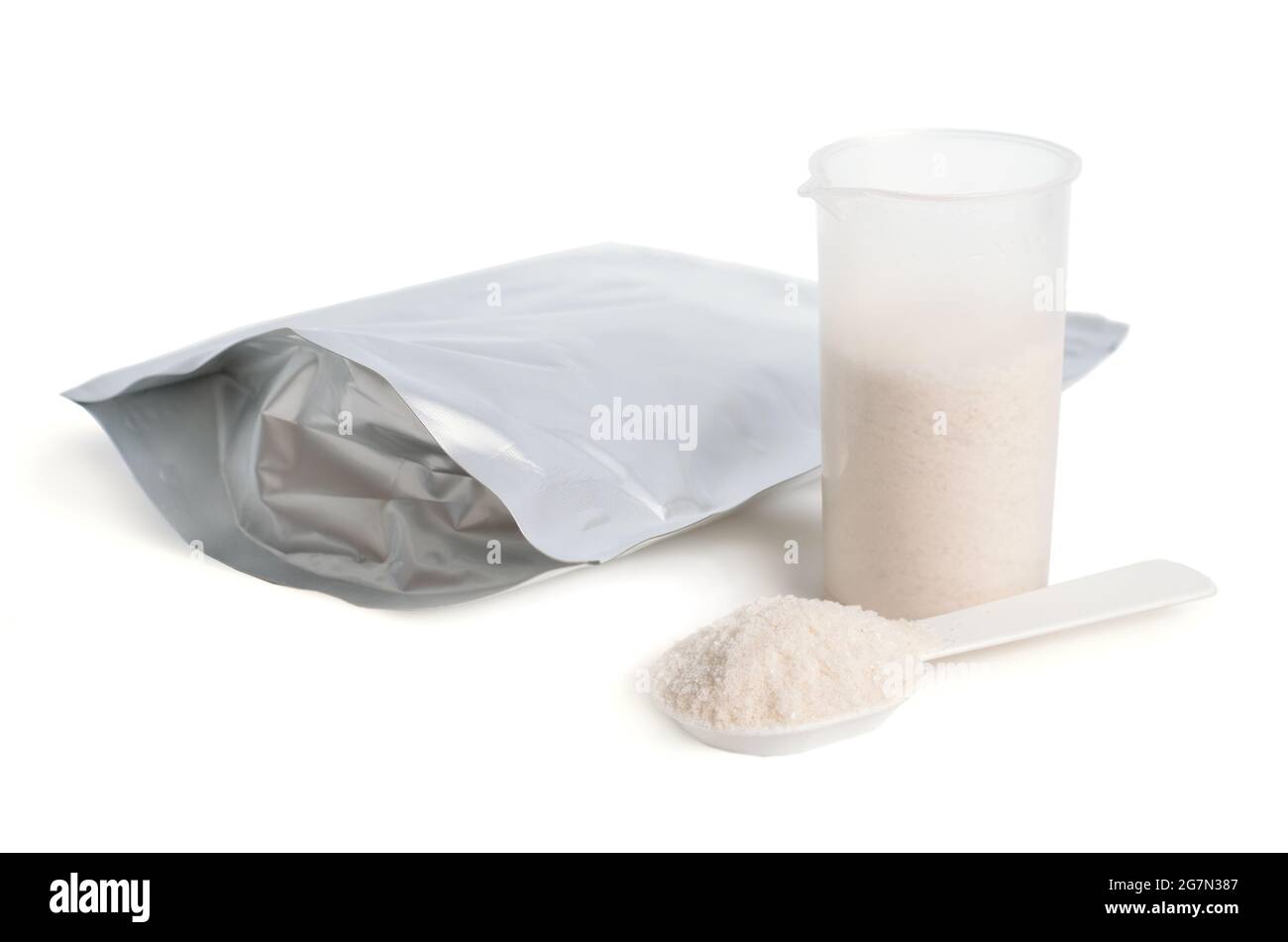 Biologisches Mittel für EINE Grubenlatrine, eine Grubentoilette oder einen septischen Tank Stockfoto