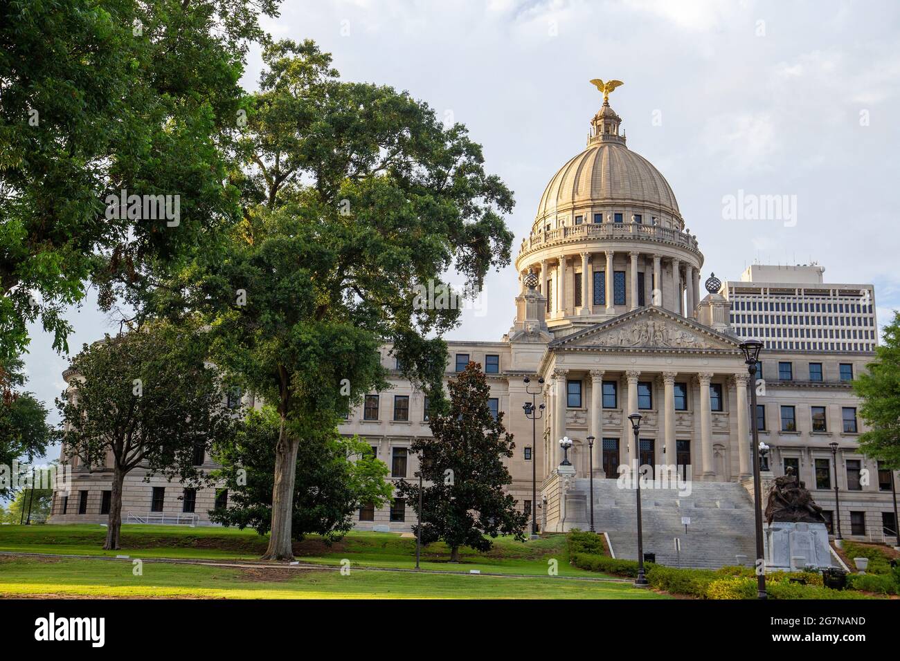 Das State Capitol Gebäude von Mississippi in Jackson Mississippi. Stockfoto