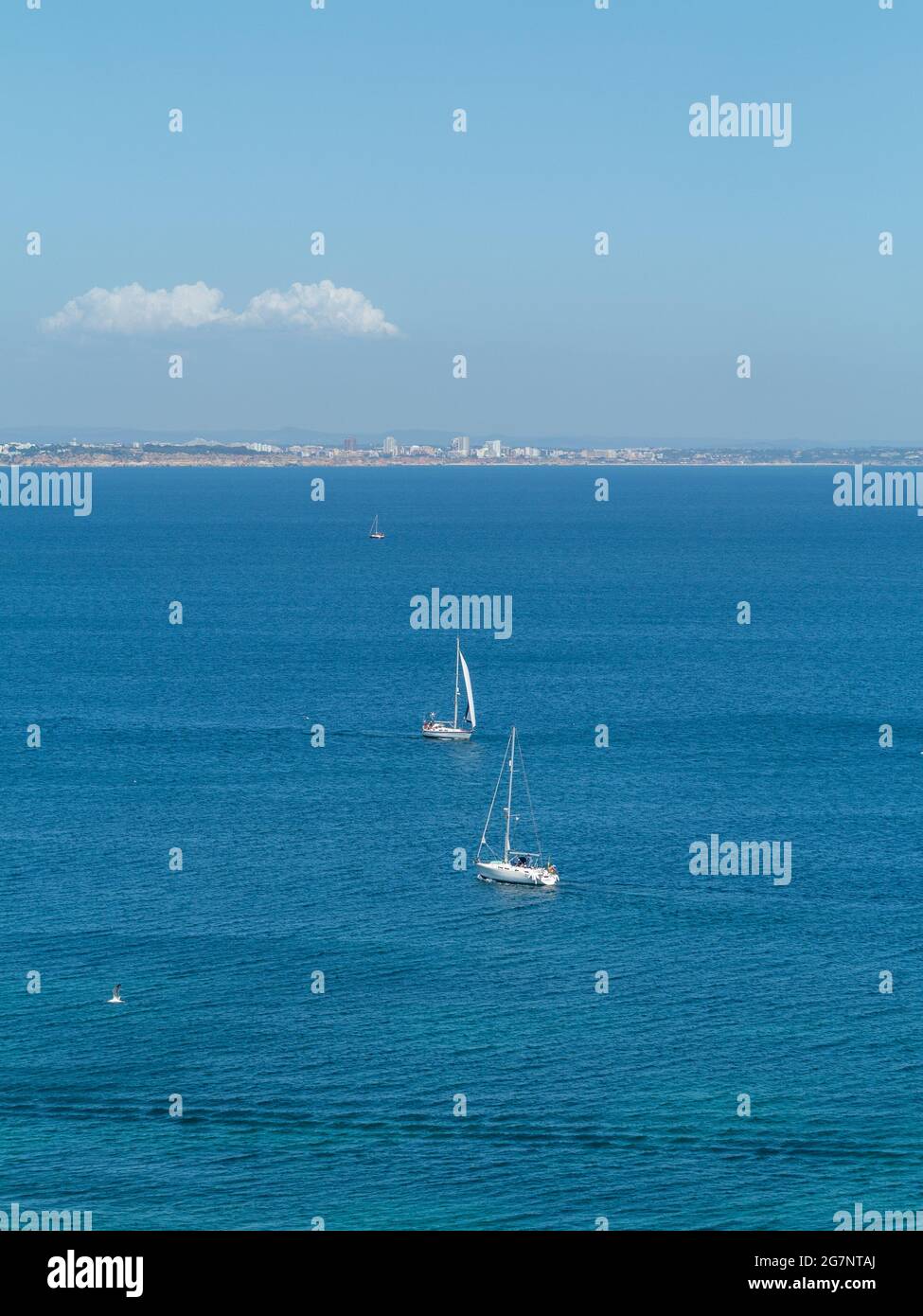 Panoramablick, Ponta da Piedade bei Lagos an der Algarve, Portugal Stockfoto