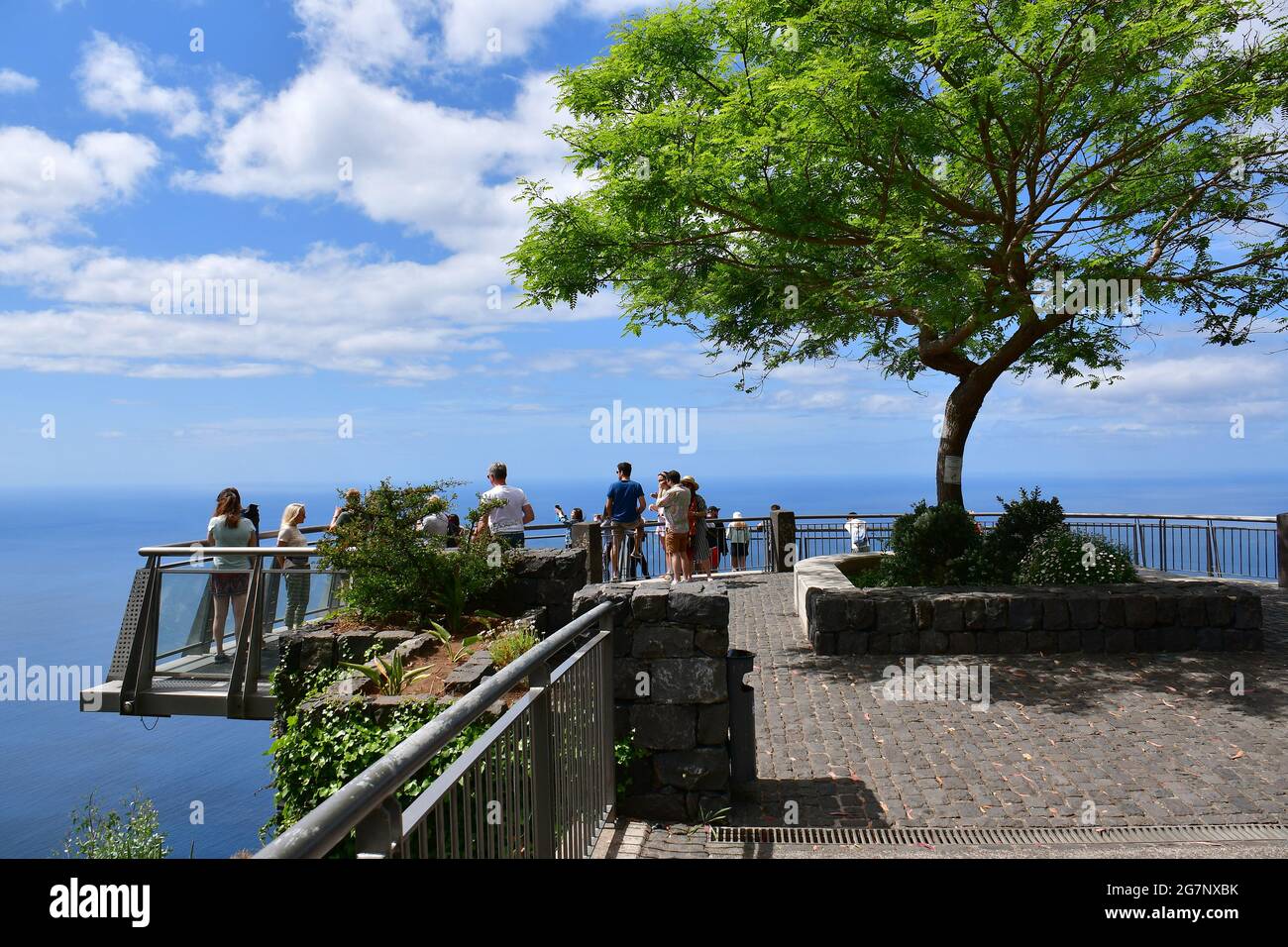 skywalk, Cabo Girão, Madeira, Portugal, Europa Stockfoto